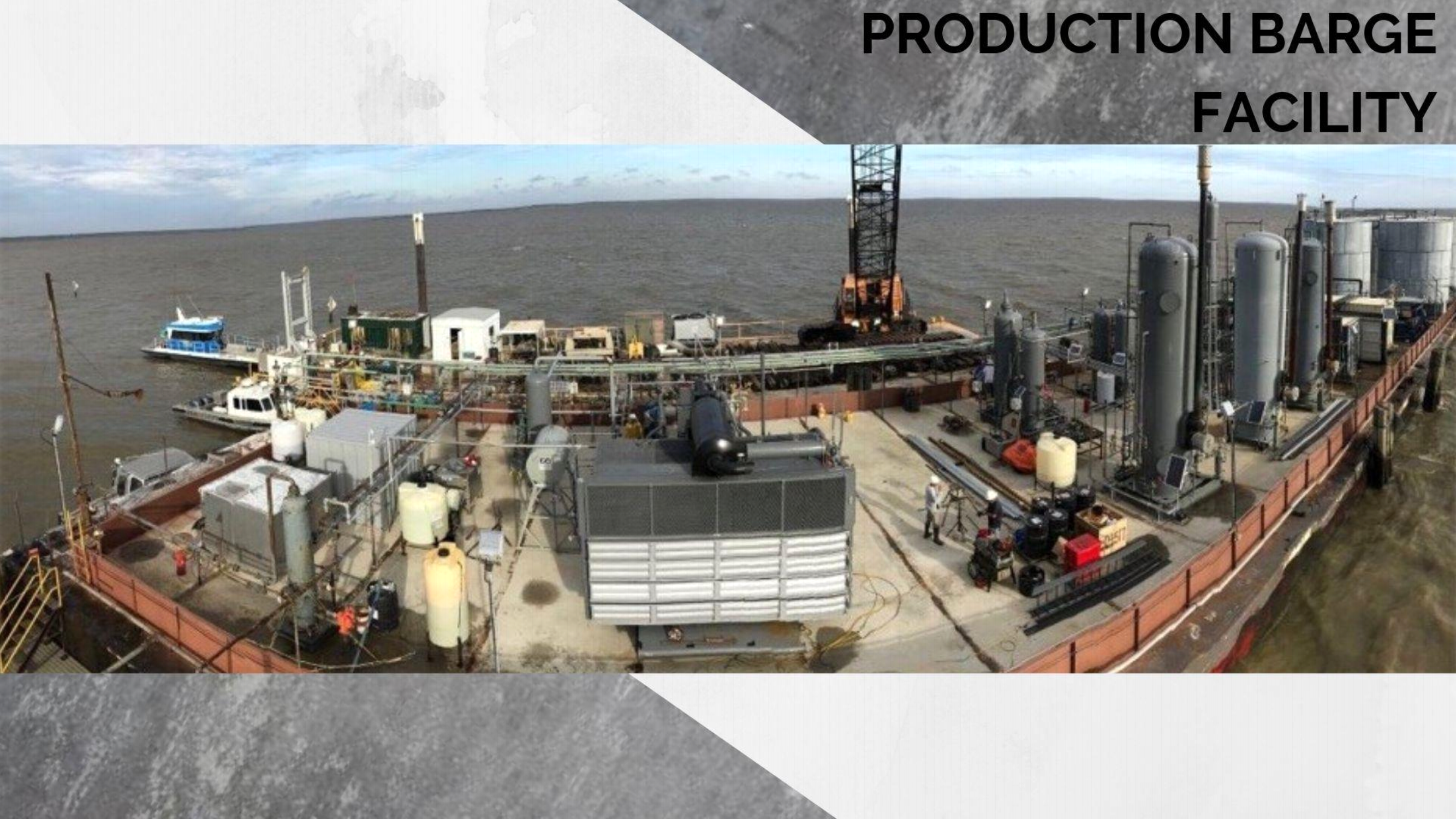 production barge facility