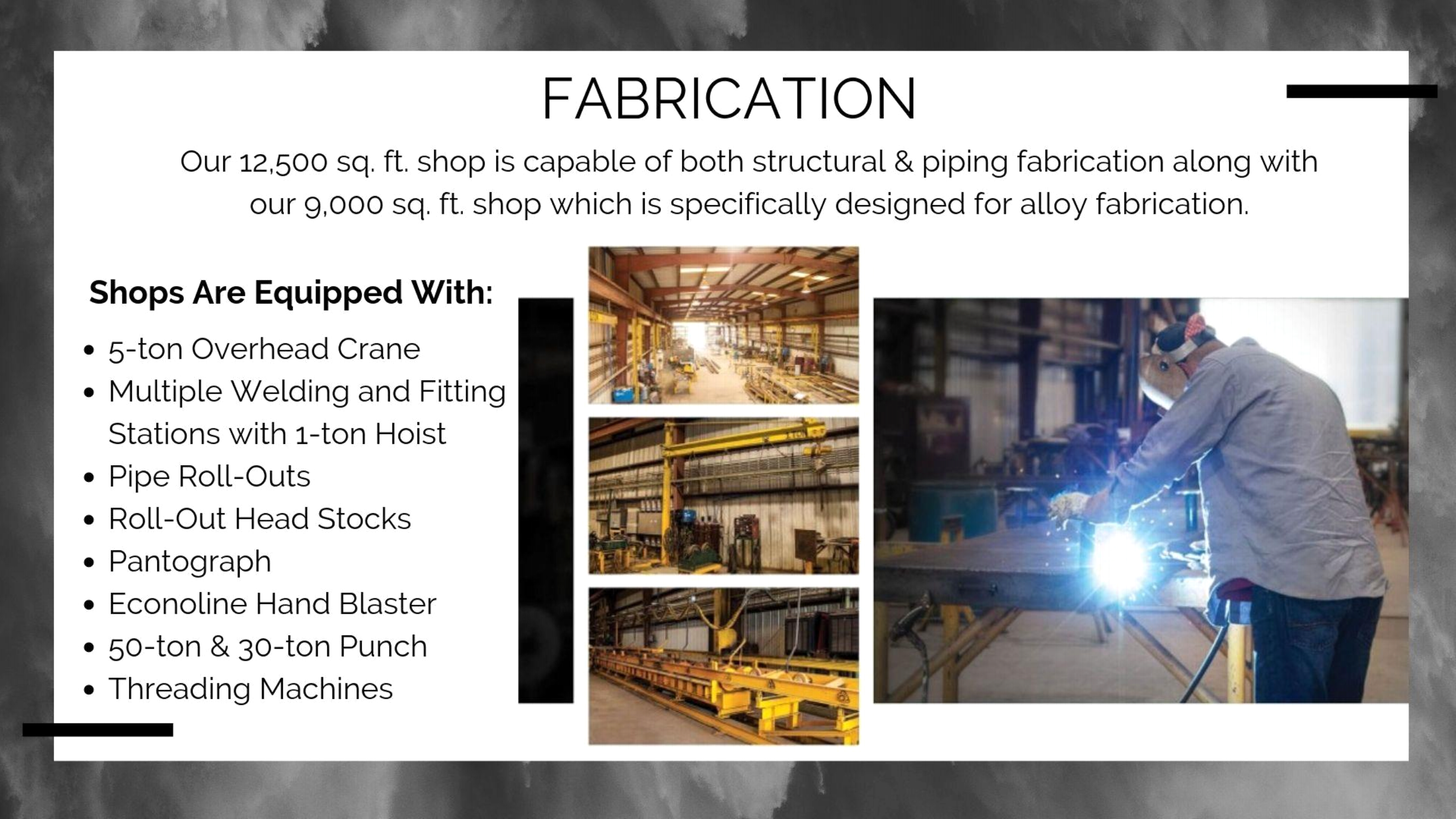 fabrication facility